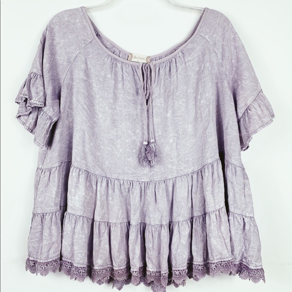 Altar'd State Tops - Altar’d state flowy purple top size L